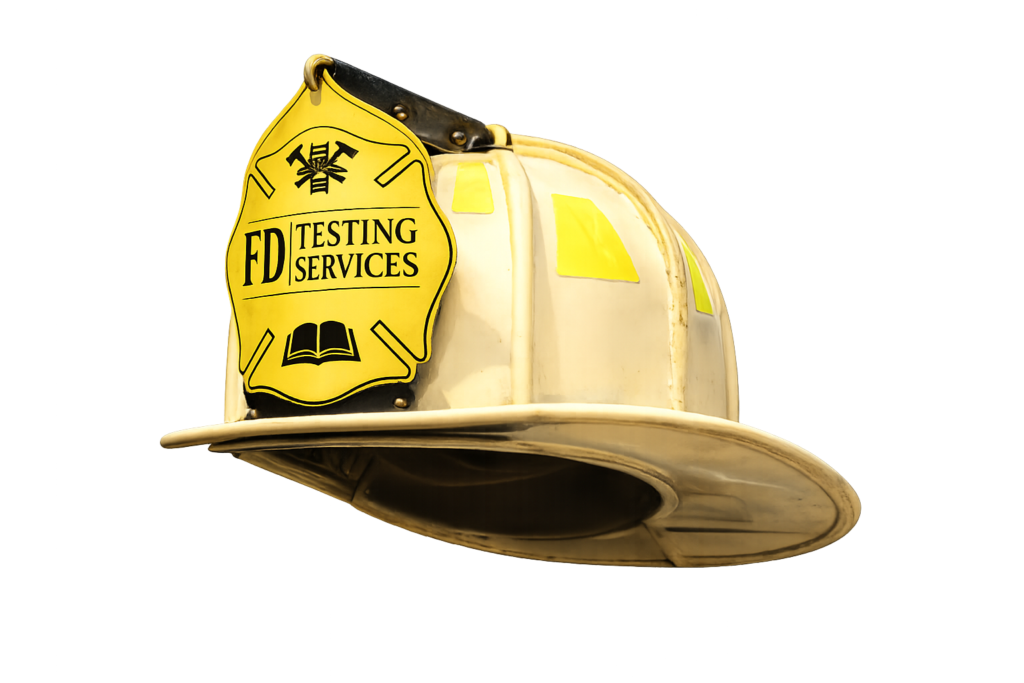 firefighter helmet with yellow shield